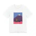 Mount Fuji Sakura T-Shirt | Japanese Spring Landscape Tee | Cherry Blossom Gift for Japan Lovers | Zen Nature Apparel